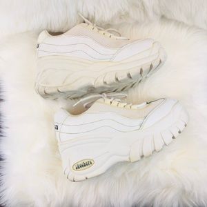 skechers white platform sneakers
